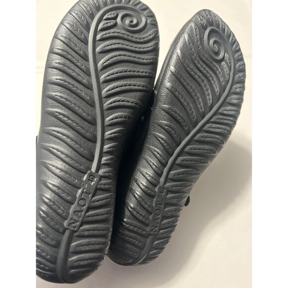 Naot Black Leather Mary Janes Size 9 - Picture 7 of 9